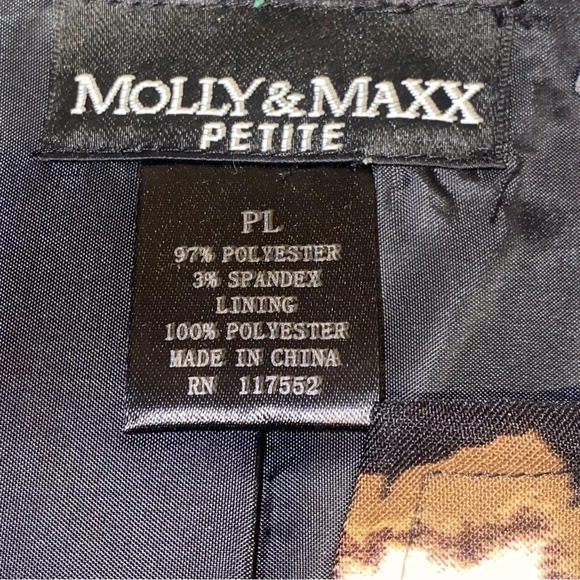 Molly & Maxx Petite Blazer Jacket Size PL - Picture 5 of 10